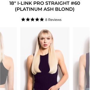 Donna Bella Hair Extensions 18 inch 5 packs Blond